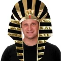 BUĞZ Mısırlı Tutankamon Şapkası Kobra Yılan Figürlü