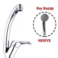 BUĞZ Mix Kuğu Mutfak Evye Batarya + Duş Başlığı Hediyeli