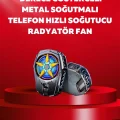 Mobil Cihaz Soğutma Radyatörü – Metal+ABS, Type-C Kablolu