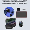  Mobil Uyumlu Klavye Mouse Seti – PUBG ve FPS Oyunları İçin 5i 1 Arada Oyun Kiti