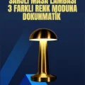 BUĞZ Modern Tasarım Şarjlı Masa Lambası – 1800 mAh Batarya