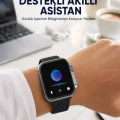 BUĞZ Modern Tasarımlı Akıllı Saat Uzun Pil Süresi ve Net Ekran Yeni Nesil
