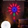 BUĞZ Modüler RGB LED Duvar Işığı Havai Fişek Efektli Uzaktan Kumandalı Yeni Nesil