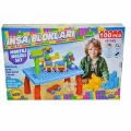  Montaj Masalı İnşa Blokları Seti 100 Parça