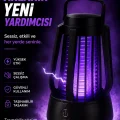 BUĞZ Mor Işıklı Taşınabilir Sineksavar Lamba Tek Tuşlu Koruyucu Gövdeli Kullanışlı Cihaz