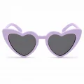 BUĞZ Mor Lila Retro Kalp Gözlük – 80’ler 90’lar Stil Parti Gözlüğü