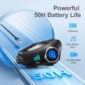 BUĞZ Motosiklet Bluetooth kask kulaklık kamera ses kontrolü 1080P video kayıt interkom 2 yıl garantili