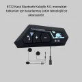 BUĞZ Motosiklet Kask Kulaklığı Bluetooth 5.0 Gürültü Önleme ve Hızlı Bağlantı