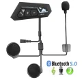BUĞZ Motosiklet Kaskı için Şarj Edilebilir Bluetooth Intercom Kulaklığı ve Mikrofon Seti
