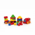 BUĞZ 48 Parça Yapı Bloklu Tren - Çocuklar İçin Eğitici İnşa Seti, 54 mm Parça Boyu BX-313368