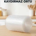BUĞZ Mutfak Şeffaf Kaydırmaz PVC Raf Örtüsü 45x300 cm Dolap İçi Koruyucu