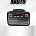  Müzik Kutusu Bluetooth Bağlantılı El Fenerli Nostaljik Tasarım Radyo