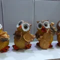 BUĞZ Müzisyen Baykuşlar Biblo 4lü Set