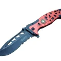 BUĞZ Mx50 Testereli Outdoor Çakı 21 Cm - Otomatik, Kemerlikli