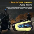 BUĞZ N3x Rgb Işıklı Intercom 3 Kişi Bağlantılı 1000mah Motosiklet Bluetooth Kulaklık Seti