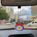 BUĞZ Nazar Boncuklu Silikon Dikiz Ayna Süsü