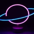 BUĞZ Neon Işıklı Satürn Lamba Pil+usb Mz-n15