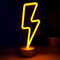 BUĞZ Neon Işıklı Şimşek Lamba Usb+pil