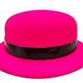 BUĞZ Neon Partisi Pembe Renk Melon Plastik Parti Şapkası