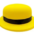  Neon Partisi Sarı Renk Melon Plastik Parti Şapkası