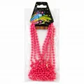 BUĞZ Neon Pembe Boncuk Kolye 80 Cm – Retro 80’ler 90’lar Parti Aksesuarı