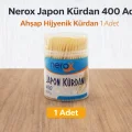 BUĞZ Nerox Japon Kürdan 400 Adet Ahşap Hijyenik Kürdan 1 Adet