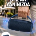 BUĞZ Net Stereo Ses Sunan IPX5 Su Geçirmez Bluetooth Hoparlör Yeni Nesil