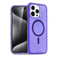 BUĞZ İphone 15 Pro Kılıf  Magsafe Kapak - Mor