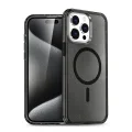 BUĞZ İphone 15 Pro Kılıf  Magsafe Kapak - Siyah