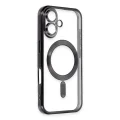BUĞZ İphone 16 Kılıf Kross Magneticsafe Kapak - Siyah