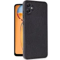 BUĞZ Samsung Galaxy A05 Kılıf Aras Deri Kapak - Siyah