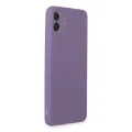 BUĞZ Samsung Galaxy A05 Kılıf First Silikon - Lila