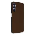 BUĞZ Samsung Galaxy A05s Kılıf Taft Kapak - Kahverengi