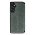 BUĞZ Samsung Galaxy A25 5g Kılıf Flip Cover - Koyu Yeşil