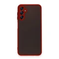 BUĞZ Samsung Galaxy A25 5g Kılıf Montreal Silikon Kapak - Kırmızı