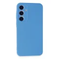 BUĞZ Samsung Galaxy A35 5g Kılıf Nano İçi Kadife Silikon - Mavi