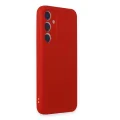 BUĞZ Samsung Galaxy A55 5g Kılıf First Silikon - Kırmızı