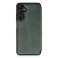 BUĞZ Samsung Galaxy A55 5g Kılıf Flip Cover - Koyu Yeşil