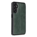 BUĞZ Samsung Galaxy A55 5g Kılıf Flip Cover - Koyu Yeşil