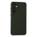 BUĞZ Samsung Galaxy S24 Kılıf Nano İçi Kadife Silikon - Koyu Yeşil