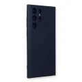 BUĞZ Samsung Galaxy S24 Ultra Kılıf Nano İçi Kadife Silikon - Lacivert