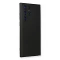 BUĞZ Samsung Galaxy S24 Ultra Kılıf Nano İçi Kadife Silikon - Siyah