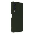 BUĞZ Vivo Y17s Kılıf Nano İçi Kadife Silikon - Koyu Yeşil