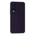 BUĞZ Vivo Y17s Kılıf Nano İçi Kadife Silikon - Mor