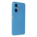 BUĞZ Vivo Y27 Kılıf Nano İçi Kadife Silikon - Mavi