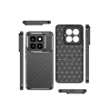 BUĞZ Xiaomi Mi 14t Pro Kılıf Auto Focus Karbon Kapak - Siyah