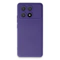 BUĞZ Xiaomi Poco X6 Pro Kılıf Nano İçi Kadife Silikon - Mor