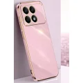BUĞZ Xiaomi Poco X6 Pro Kılıf Volet Silikon - Pembe