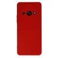 BUĞZ Xiaomi Redmi A3 4g Kılıf Nano İçi Kadife Silikon - Kırmızı