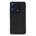 BUĞZ Xiaomi Redmi Note 13 Pro 4g Kılıf Flip Cover - Siyah